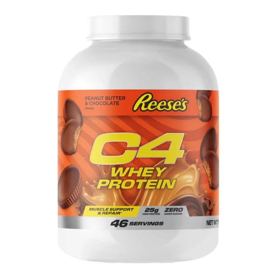 C4 Whey Protein, Peanut Butter & Chocolate Reese's – 1700g