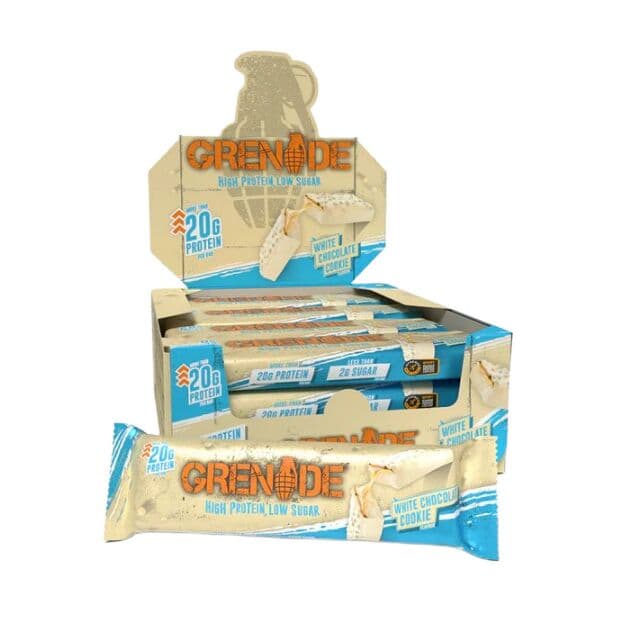 Protein Bars, White Chocolate Cookie - 12 x 60g