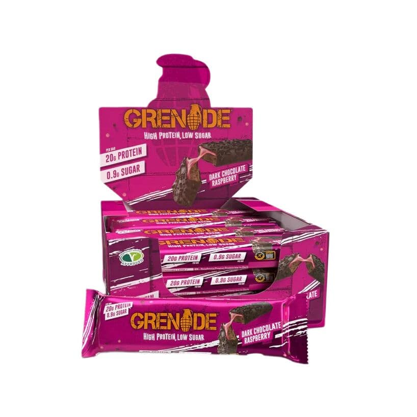 Protein Bars, Dark Chocolate Raspberry - 12 x 60g