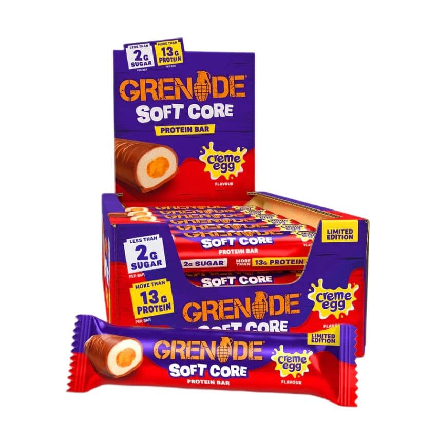Soft Core Protein Bars, Creme Egg – 18 x 45g