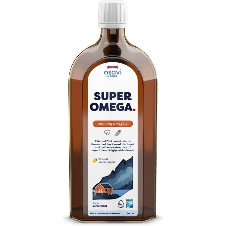 Super Omega, 2900mg Omega 3 (Lemon) – 500 ml