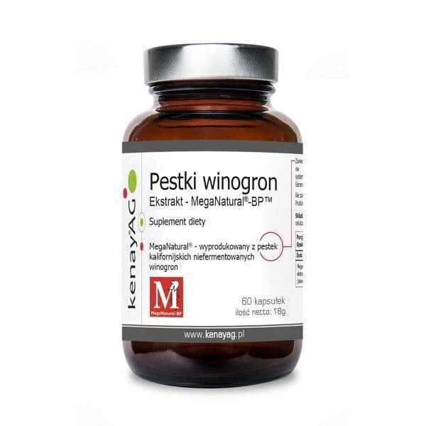 KENAY MEGA NATURAL BP grape seed extract (60 caps)