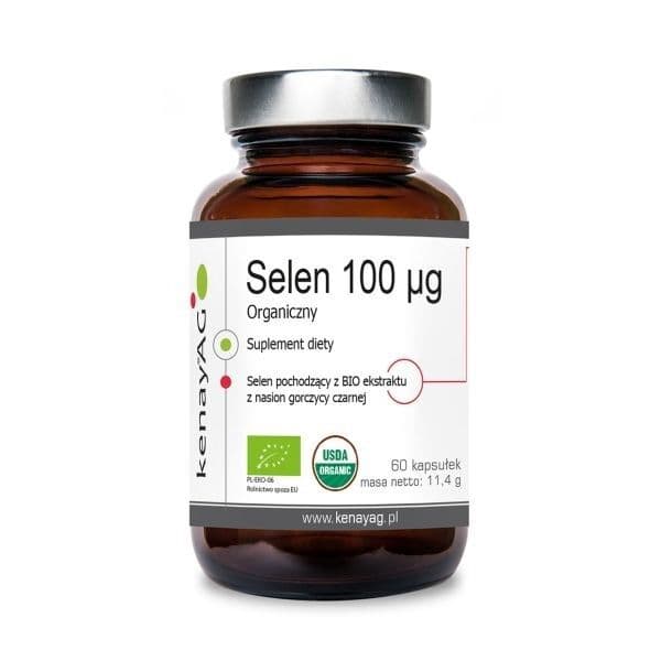 KENAY Organic selenium, 100 mcg (60 caps)