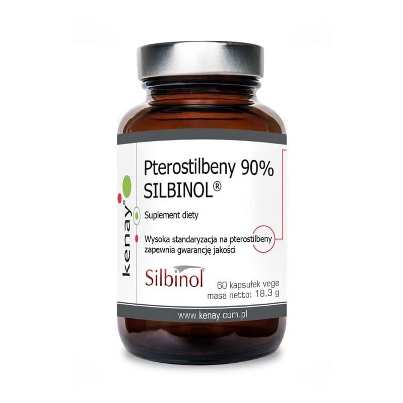 KENAY Pterostilbene 90% SILBINOL (60 caps)