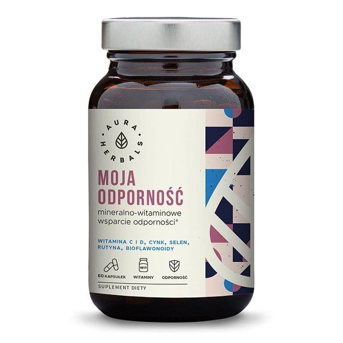 AURA HERBALS Immune System Support, Minerals and Vitamins (60 caps)
