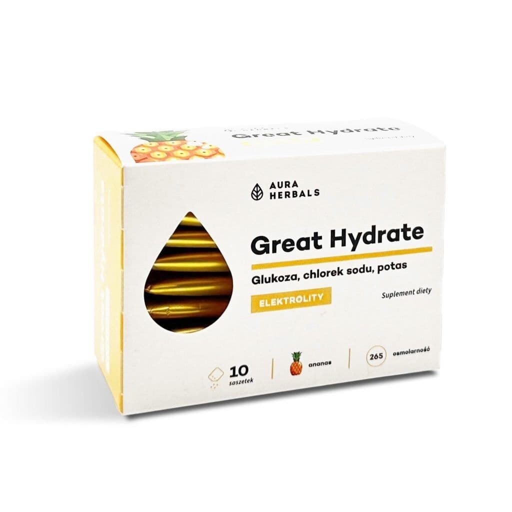 AURA HERBALS Great Hydrate, pineapple, sachets (10 pcs)