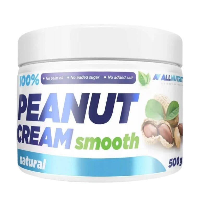 100% Peanut Cream, Smooth – 500g
