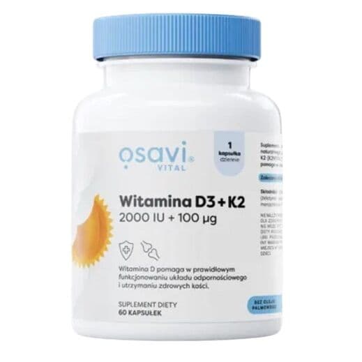 OSAVI Vitamin D3 + K2 2000 IU + 100 mcg (60 softgels)