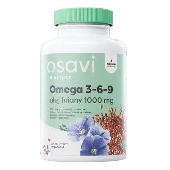OSAVI Omega 3-6-9 Linseed Oil 1000mg (60 softgels)