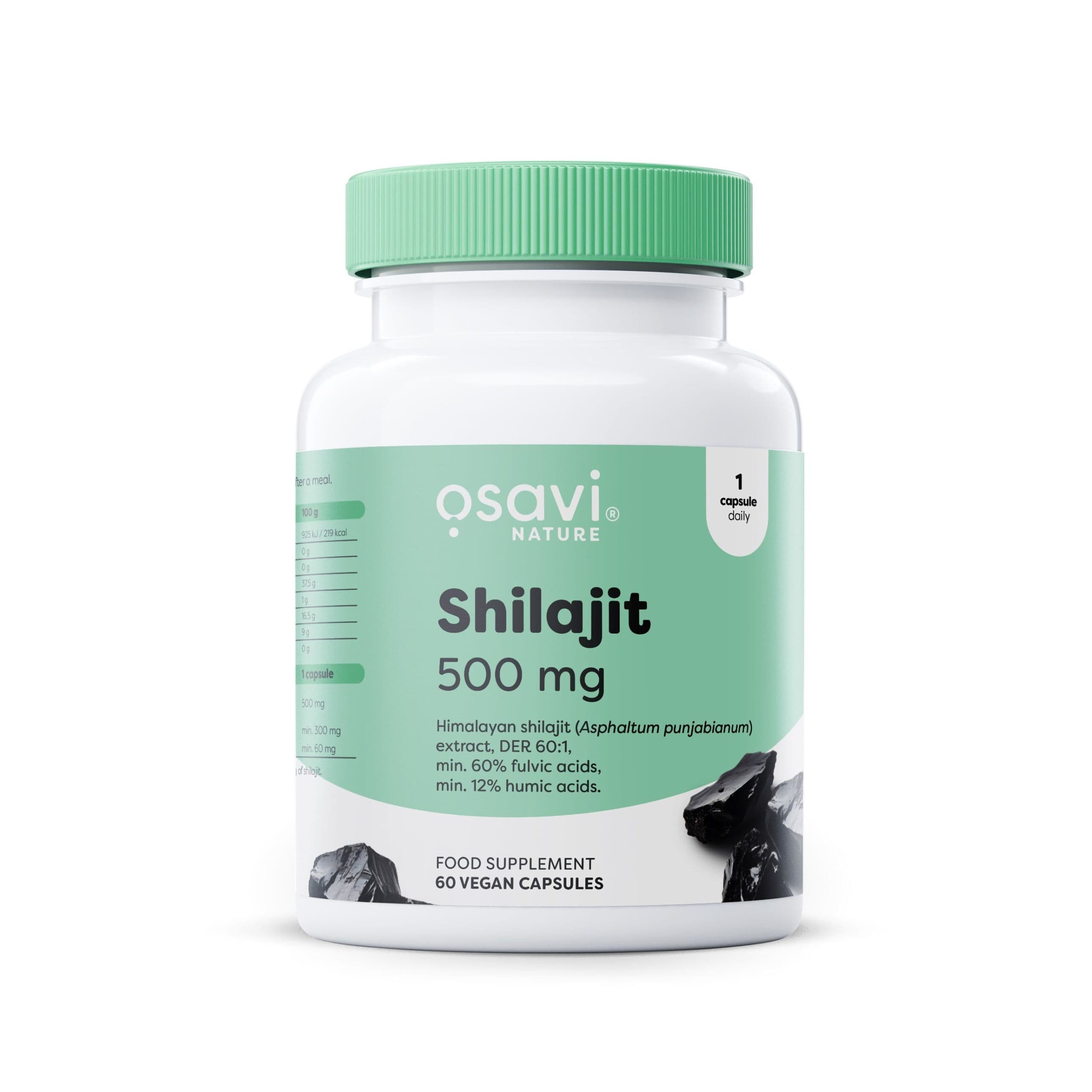 Shilajit, 500mg - 60 vegan caps