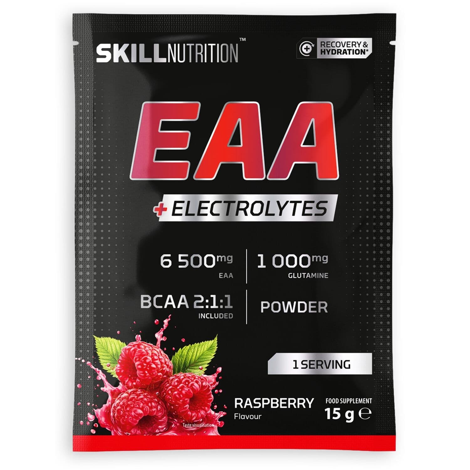EAA + Electrolytes, Raspberry – 15g (1 serving)