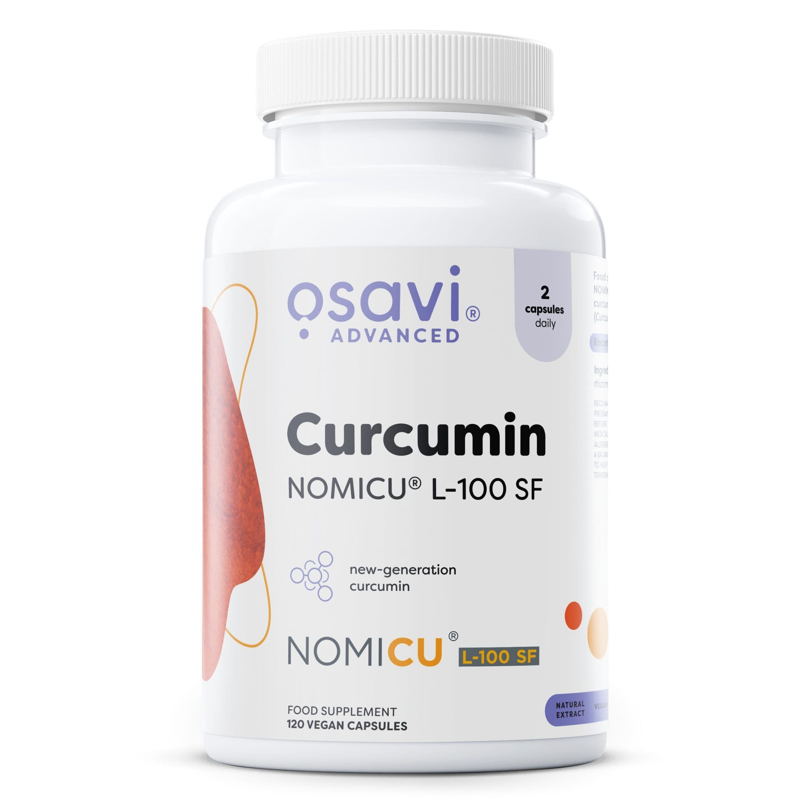 Curcumin NOMICU L-100 SF – 120 vegan caps