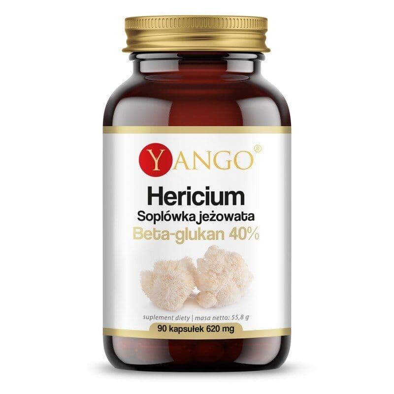 YANGO Hericium – 40% Beta-glucan (90 caps)
