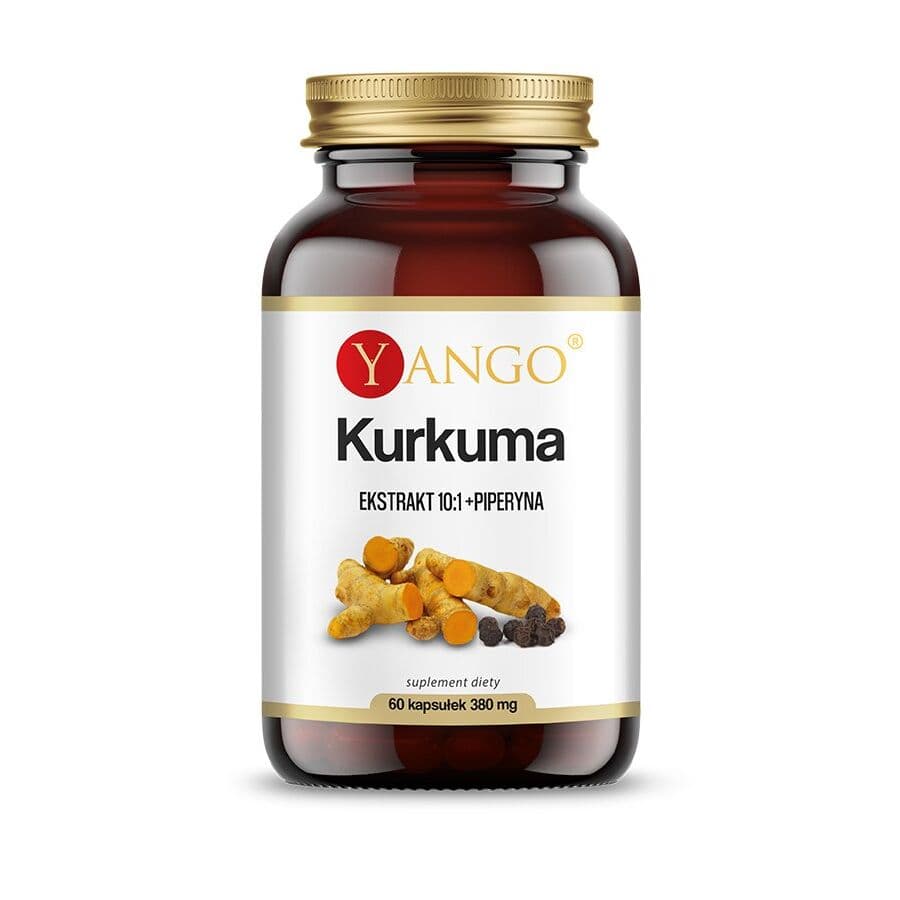 YANGO Curcuma – extract with piperine (60 caps)