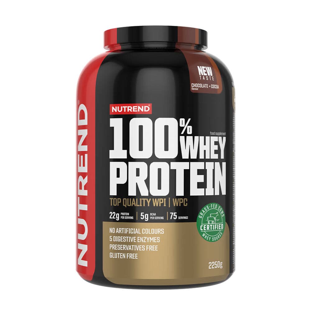 100% Whey Protein, Chocolate Cocoa - 2250g