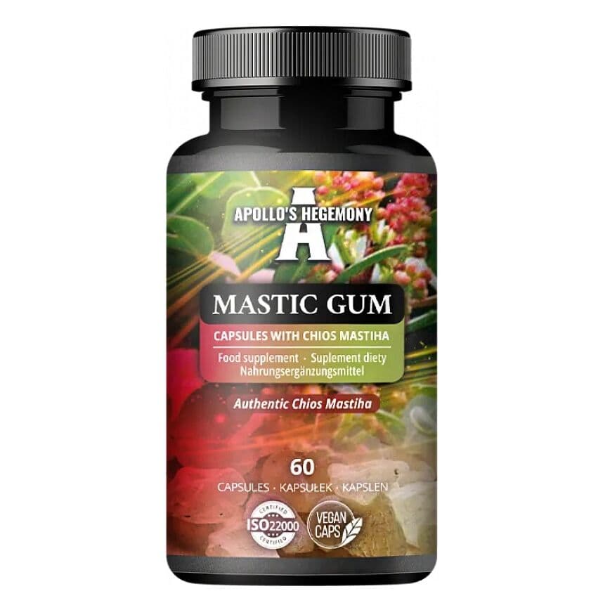 Mastic Gum with Chios Mastiha – 60 v-capsules