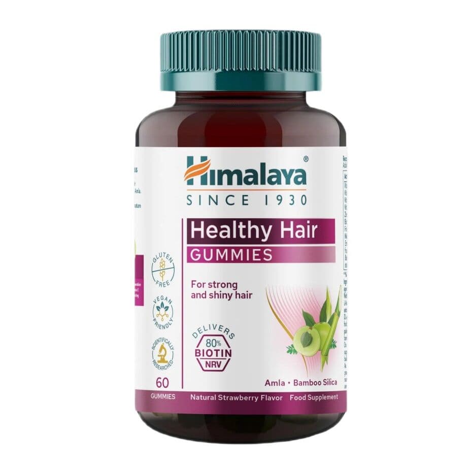 Himalaya - Healthy Hair Gummies, Natural Strawberry - 60 gummies
