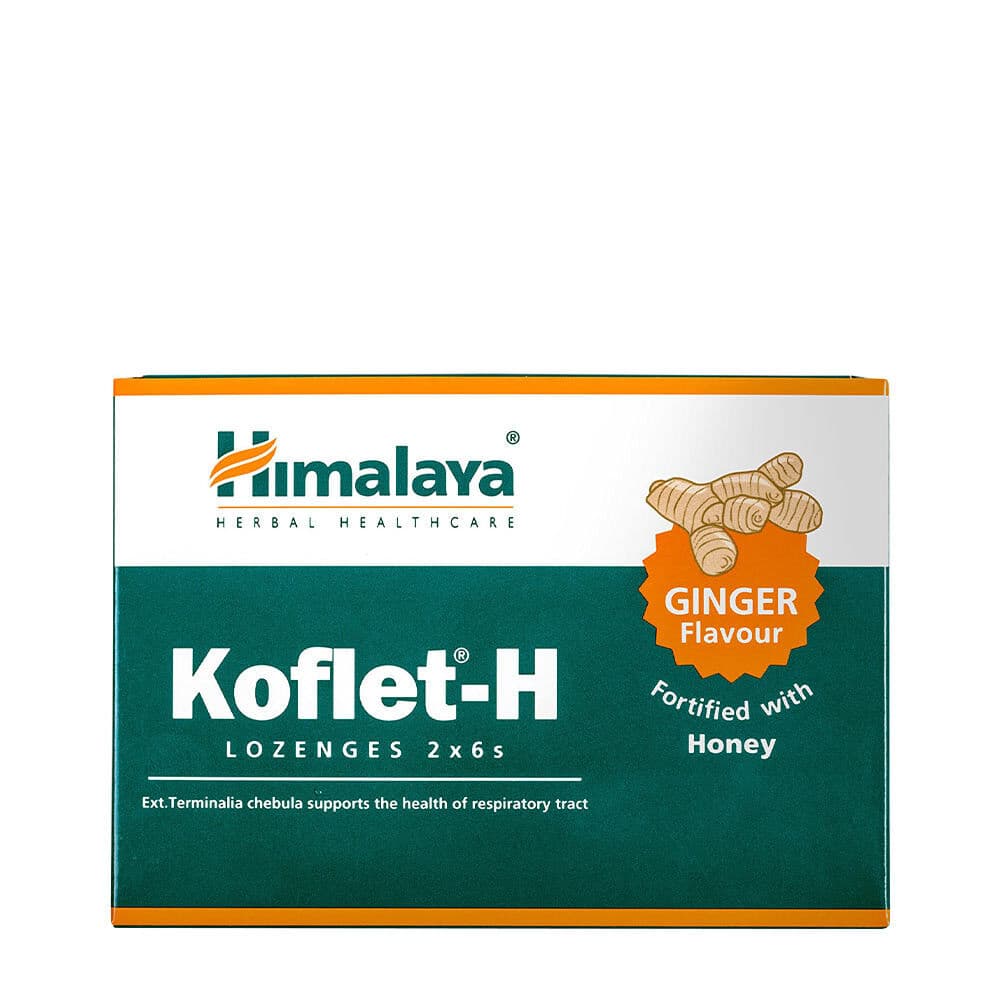 Koflet-H, Ginger – 12 zuigtabletten